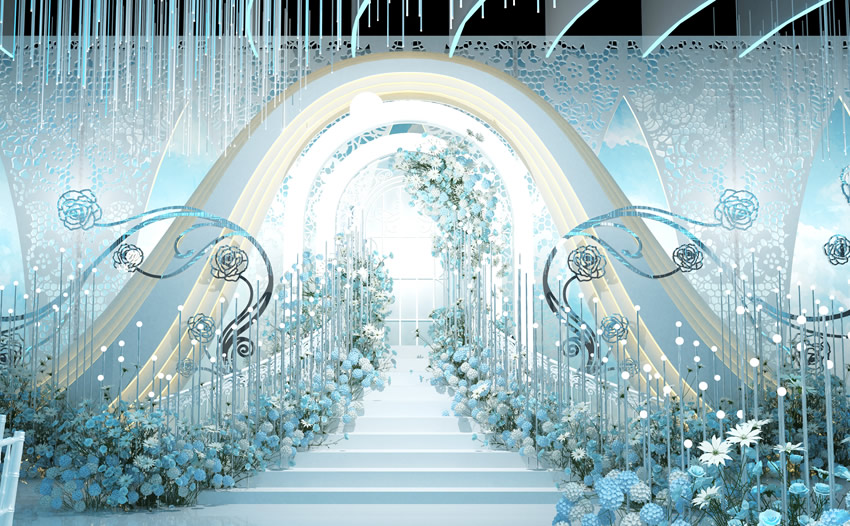 泗洪釡香烙馍村水晶厅效果展示